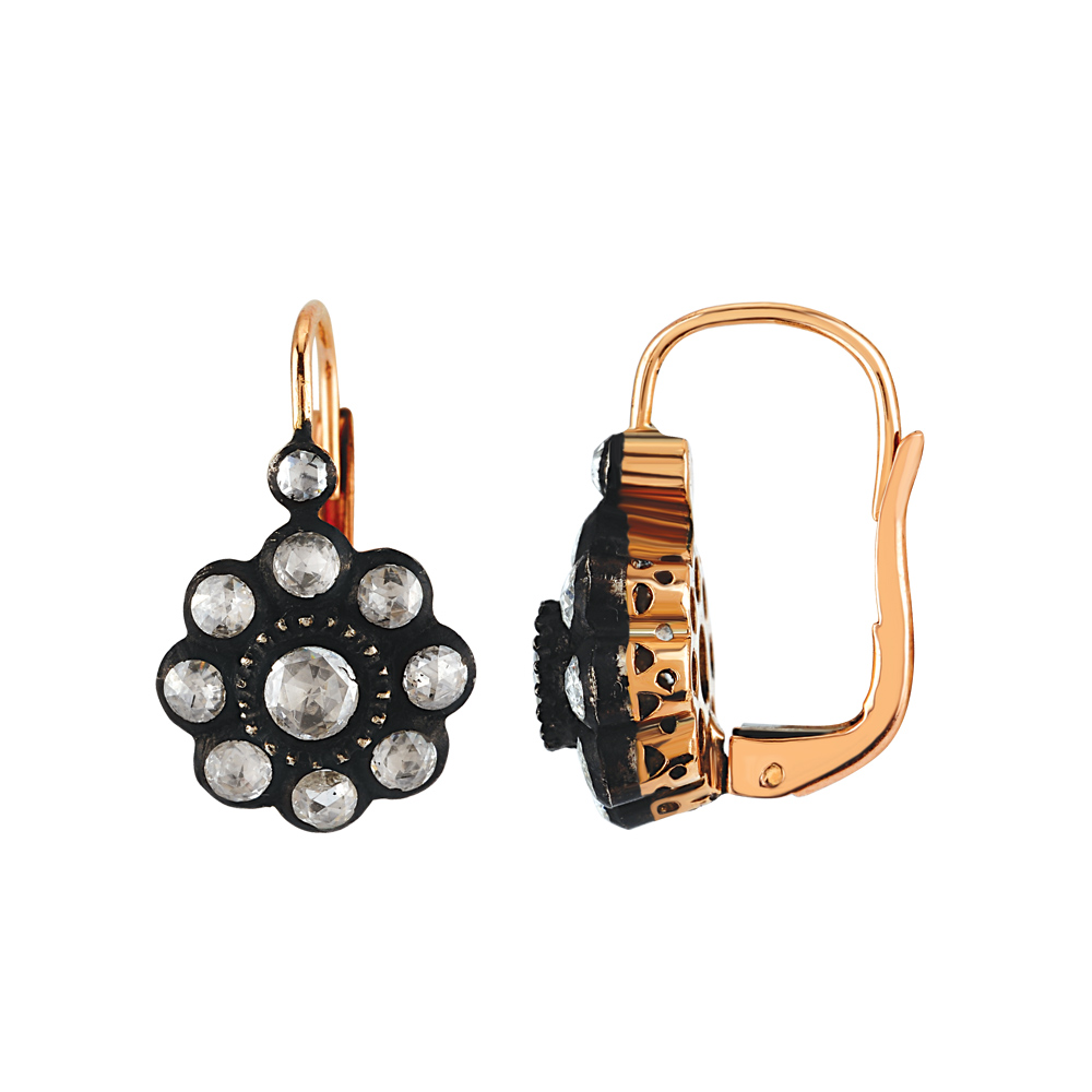 1,09 Karat Elmas Küpe / Blue Diamond