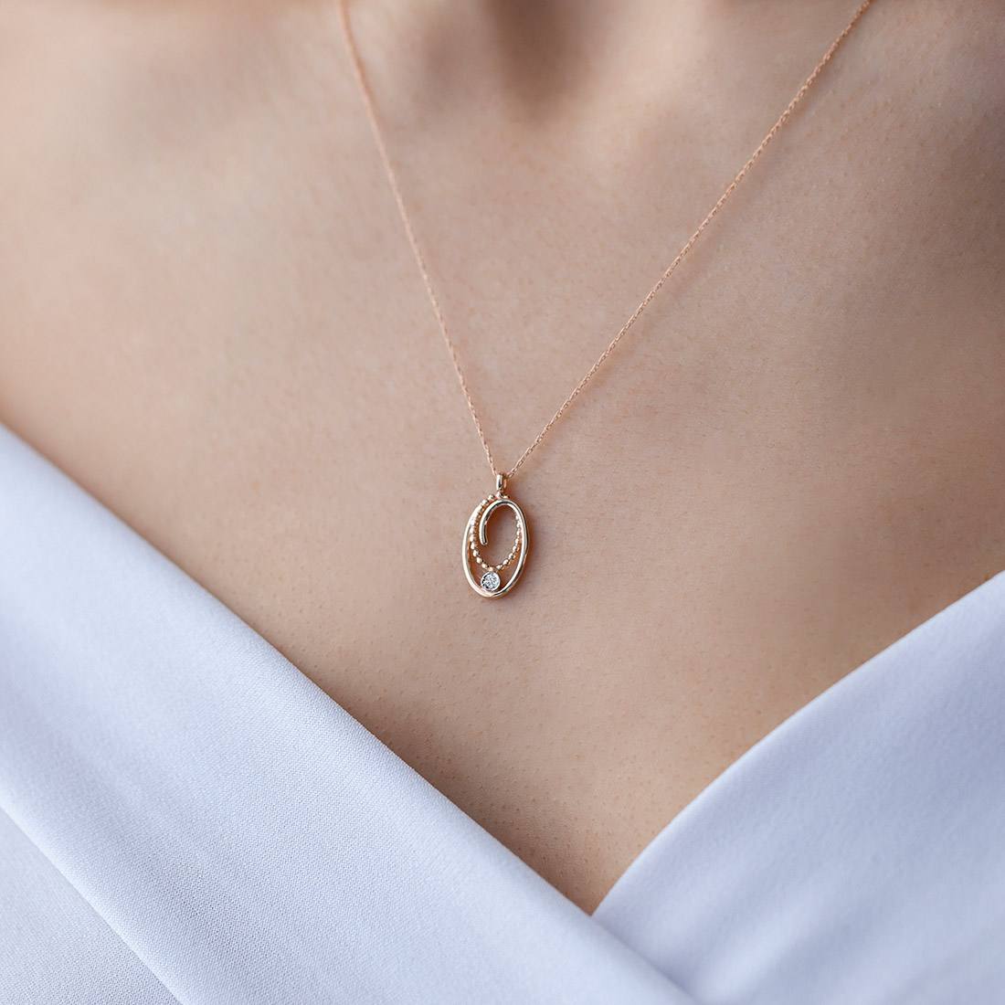 Pırlanta Şans Kolyesi / Blue Diamond