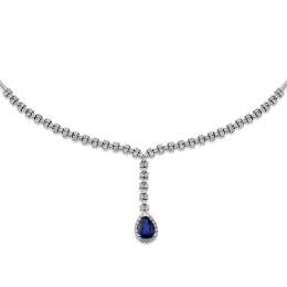1,76 Karat Pırlantalı Safir Gerdanlık