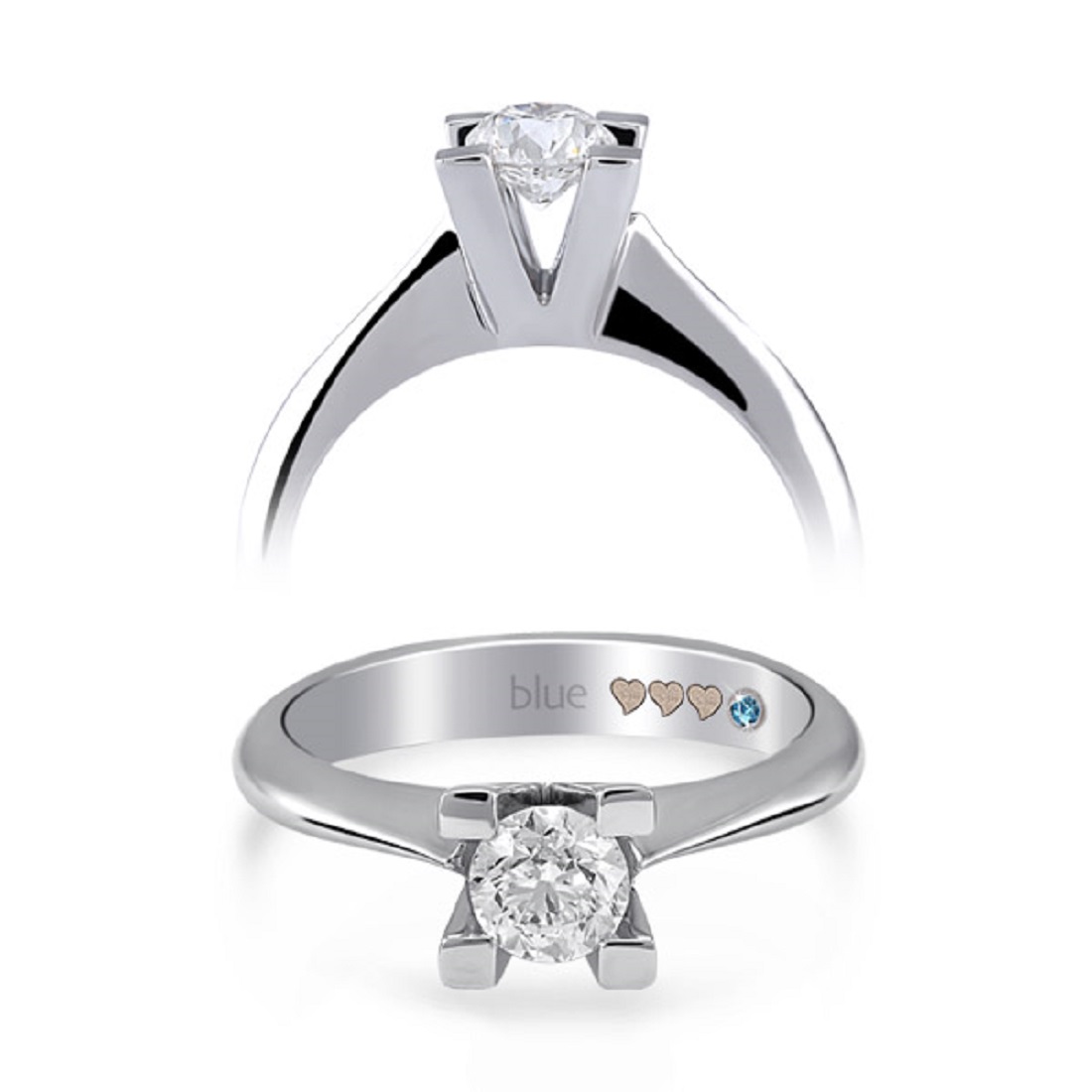 Blue diamond 0.25 karat cheap